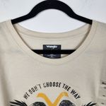 Wrangler Yellowstone Graphics Cream Crop Top Long Sleeve Tee T-shirt XXL Photo 8