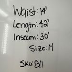 Wish List Jeans White Flare Leg High Waist Denim Pants Size M Photo 10