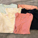 Downeast Bundle of 6 Women’s Basic Tees | Size: Various Photo 0