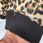Vintage Fuda International Bomber Jacket Silk Leopard Cheetah Size M Full Zip Brown Size M Photo 4