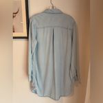 Rails  Sawyer Light Vintage Wash Long Sleeve Button Front Dress Photo 6