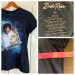Bob Ross Womens T Shirt Size Medium‎ Black 100% Cotton Graphic Tee Comfy Soft Photo 1