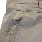 Woolrich Shorts Womens Size 6P Tan Gray Bermuda Mid Rise Zip Front Pockets Twill Photo 7