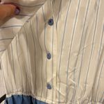 Vintage 1970s Bow Tie Shirt Dress Blue Size M Photo 3