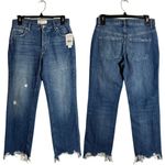 We The Free Free People  Maggie Mid-Rise Straight Leg Jeans Women's 25 Blue NWT Photo 2