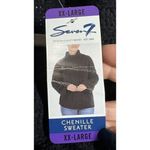 Seven7 New Women's Cable Cowl Neck Sweater Black XXL Pullover Long Sleeve Photo 6