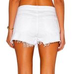 Rag and Bone Marin Bright White Cut-Off Distressed Jeans Shorts White Size 31 Photo 2