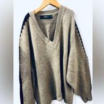 ZARA knit Sweater with Contrasting Lace Photo 2