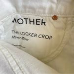 Mother Denim The Looker Crop Jeans in Mirror Mirror White Size 25 Photo 5