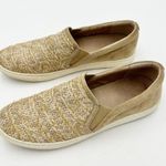 JSlides J/Slides Cibil Raffia Woven with Suede Slip-On Low Top Sneakers Tan Size 9M Photo 3