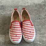 Sperry  x Jaws Shoes Womens 6 Crest Vibe Red White Striped Slip On Sneakers Photo 1