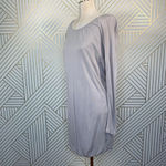 Reiss  Beige Jersey Long Sleeve Draped Back Dress‎ Photo 3