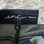 INC  Women’s Fray Trim denim Skirt in Dark Indigo size 8 Photo 4