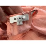 Rhode Molly Puff Sleeve Mini Dress Medium M Coral Pink Photo 3