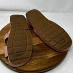 UGG  Pink Patent Leather Criss Cross Platform Slide Sandals Size 10 Casual Photo 7