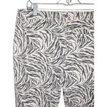 C Est. 1946 Denim Skinny Cropped Pants Capri Zebra Print Womens Contemporary 14 Photo 10