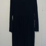 NWT Isabel Maternity By Ingrid & Isabel Long Sleeve Below Knee Dress S20 Black Size L Photo 1