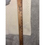 Vince Open Stitch Short Sleeve Cotton Sweater crochet style ivory medium Photo 7