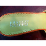 Franco Sarto Deirdra Leather Suede Sandal Orange Women's Size 7.5 Photo 8