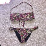 Rampage  Floral Print Bikini Strapless Convertible Photo 0