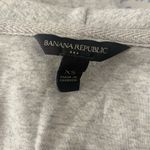 Banana Republic Women’s Gray Zip-Up Jacket Size S Cowl Neck Sweatshirt Blazer Photo 3