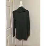 Theory  Dark Gray 100% Wool Drape Open Front Cardigan Sweater M Photo 2