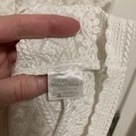 Melissa Odabash White Embroidered Pattern Lace Off Shoulder Swim Cover Up Size undefined Photo 4