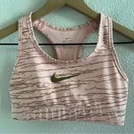 Nike Victory Metallic Pink Rose Gold Sports Bra XS Photo 0