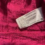 Knox Rose  Dress Womens Small Hot Pink Tiered Short Cap Sleeve Textured Pockets Photo 4