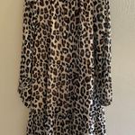 Loft Outlet Cheetah Print Long Sleeve Dress Photo 0