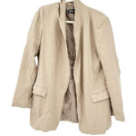 ZARA  Womens Business Career Office Academia Open Front‎ Blazer Jacket Size M Photo 0