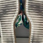 American Eagle  6.5 floral hemp lined slip on flat sandals Photo 4