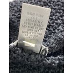 Chico's Open Knit Black Linen Cardigan Sweater Sz M 1 Boho Folk Flirty Cozy Chic Photo 6