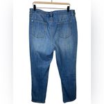 Chico's So Slimming Women’s Velvet Side-Seam Girlfriend Ankle Denim Jeans Size 8 Photo 1