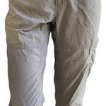Columbia Titanium Packables Hiking Cargo Beige Cropped Pants Women’s Size 8 Photo 0