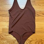 Abercrombie & Fitch brown ribbed thong back bodysuit size XL Photo 1