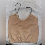 Free People NWOT Skinny Strap Seamless Brami In Tan Photo 7