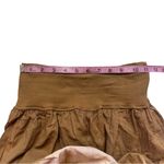 Boho Handcrafted Harlem Tie Dye Metallic Stripe Hammer Pants with pocket OSFM Tan Size M Photo 2