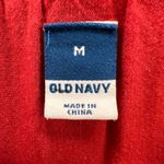 Old Navy  Maxi Dress Embroidered Sleeveless‎ Pockets Summer Dress Red Medium Photo 3