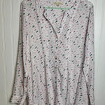 Jane and Delancey  heart print long sleeve button down size small H9 Photo 0