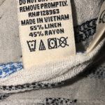 Indigo Rein  size large linen & rayon blend striped romper Photo 5