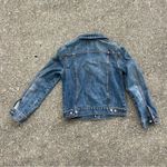 J.Crew  Blue denim Jean jacket Bomber cotton SMALL Photo 3