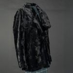 Karen Kane Faux Fur Wide Lapel Evening Jacket Black XS Photo 2
