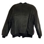 Liz Claiborne Vintage‎  Women's Velour Retro Bomber Jacket Brown Snap Front M Photo 1