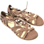 Reaction Kenneth Cole  OBI GLADIATOR SANDAL FLATS BOHO TAUPE WOMENS 9.5 Photo 0