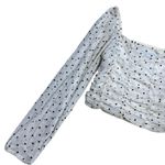 Bershka Cream Polka Dot Ruched Long Sleeve Blouse Women’s US XS Photo 2