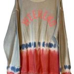 Simply Southern  Weekend Crewneck Sweatshirt L Cotton Multicolor WOMENS NWT Photo 0