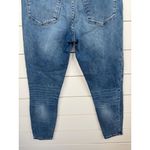 Lucky Brand  Jeans Size 6 28 Blue High Rise Crop Bridgette Skinny Distressed Photo 5
