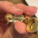 Christian Dior  vintage colored rhinestone gold tone earrings Photo 5