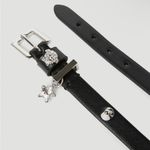 Versace Authentic NWT Black Medusa Crystal Star / Stud Buckle Choker Photo 5